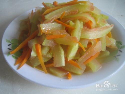 吃炒瓜吃胡萝卜,健康炒菜新体验